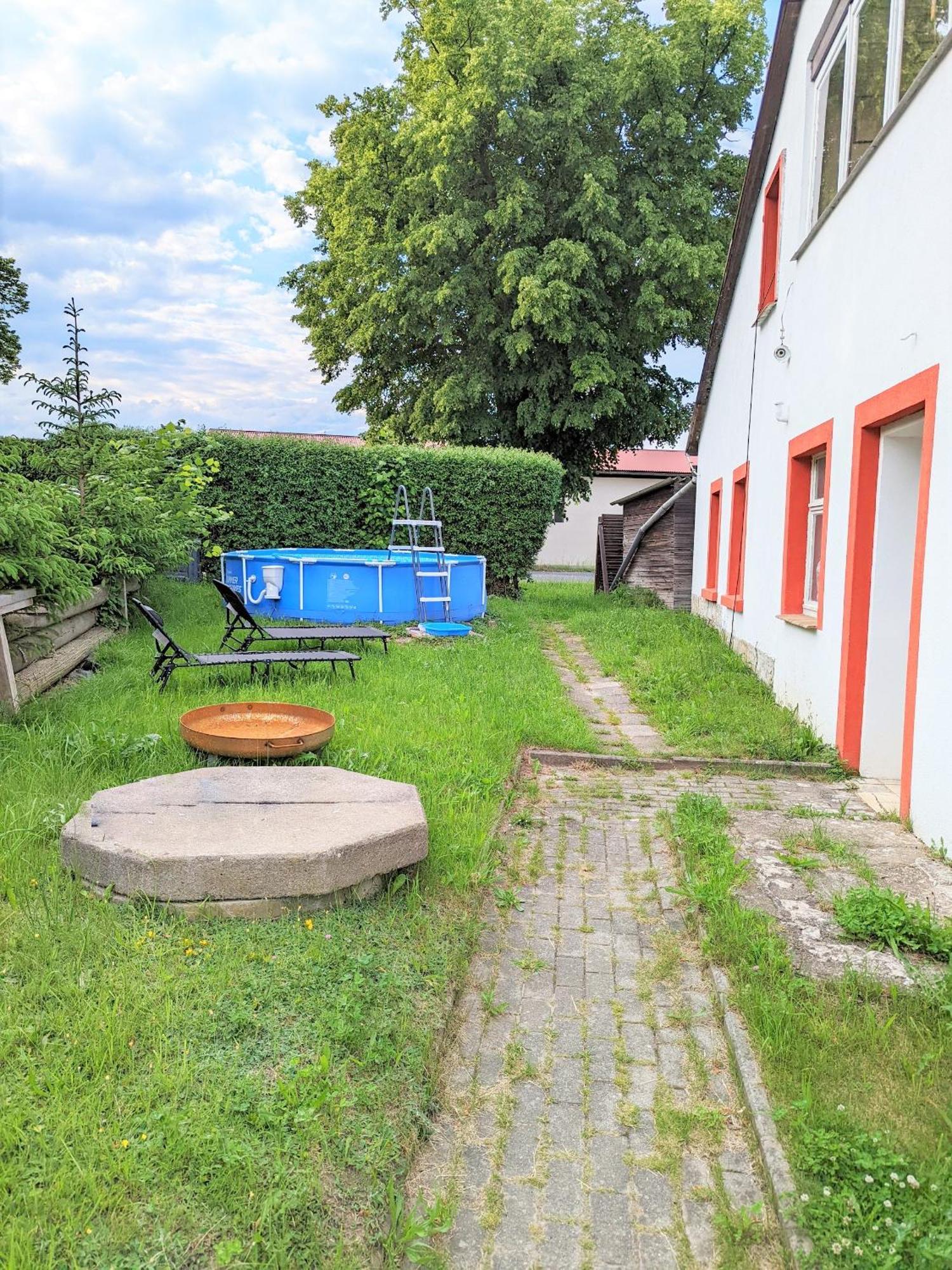 דירות Lichtenhain  W4 - Urlaubsmagie- Pool, Terrasse, Barbecue מראה חיצוני תמונה